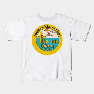 Houghton Lake Decal Kids T-Shirt